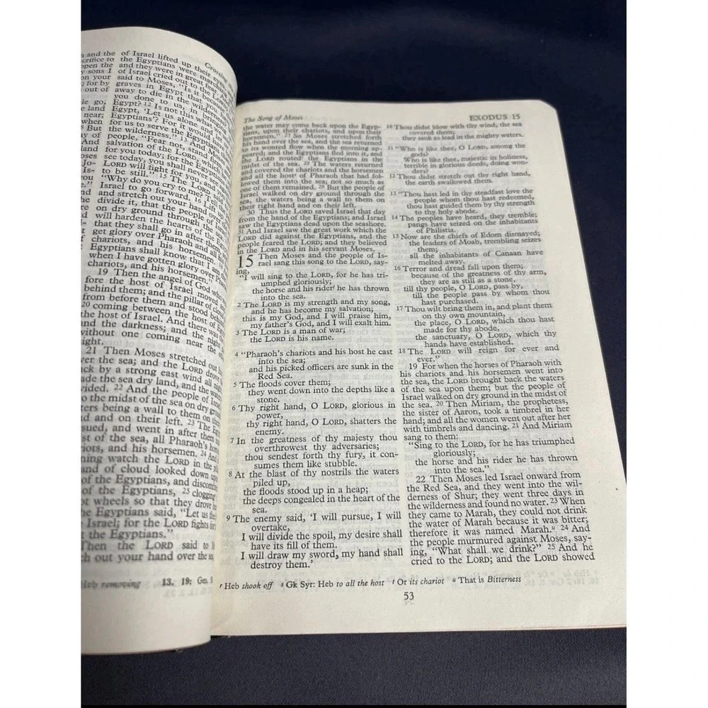 1952 Holy Bible Revised Standard Version RSV Thomas Nelson Vintage Leather